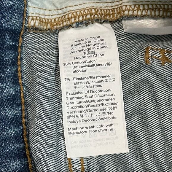 Madewell High-Rise Denim Shorts Cutoff Edition Glenoaks Wash Size 24 - Picture 9 of 10